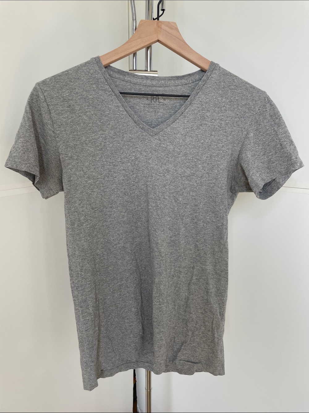 Men’s Ralph Lauren Double RL Gray T-Shirt. Size XS.